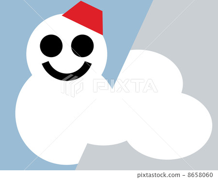 天氣預報雪偶爾多雲標記 天氣預報雪偶爾多雲標記 8658060