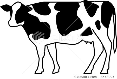 Bovine silhouette 8658093