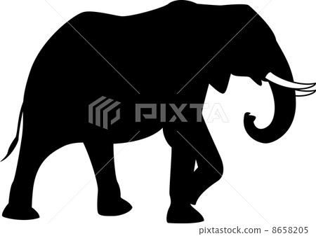 Elephant silhouette 8658205