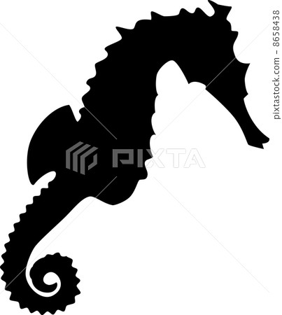 Seahorse silhouette 8658438