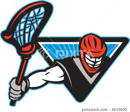 Lacrosse Player Crosse Stick 8659000