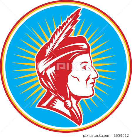 Native American Indian Squaw Woman Native American Indian Squaw Woman 8659012