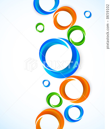 Background with colorful circles 8659102