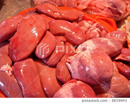 Pig internal organs (Sapa / Vietnam) 8659943