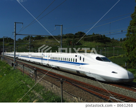 Shinkansen N 700 series train 8661268