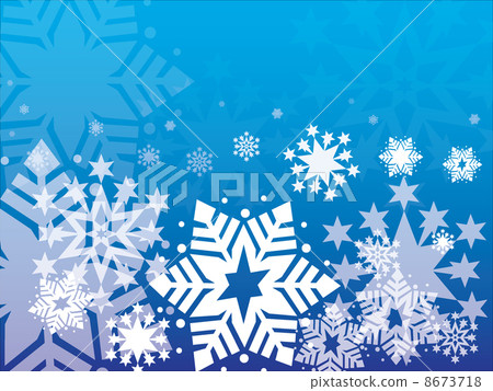 snowflake theme - Stock Illustration [8673718] - PIXTA