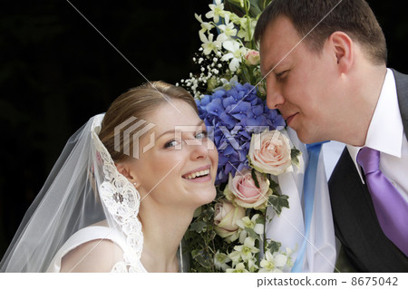 Newly-married couple Newly-married couple 8675042