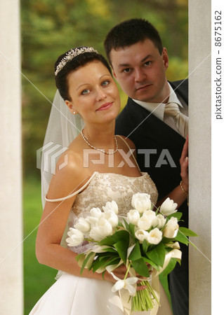 Newly-married couple Newly-married couple 8675162