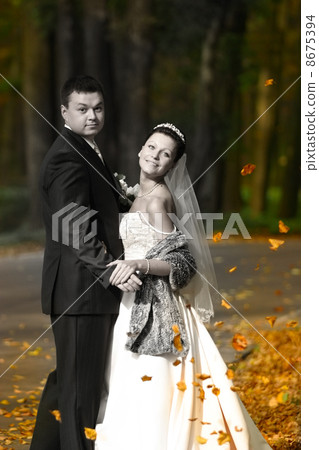 Newly-married couple Newly-married couple 8675394