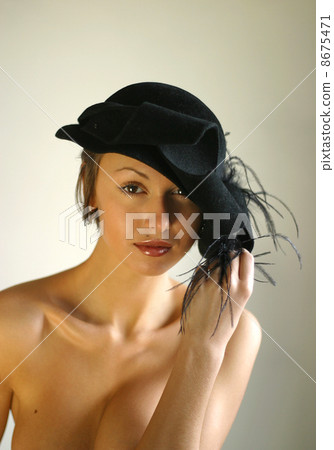 Girl in a black hat Girl in a black hat 8675471