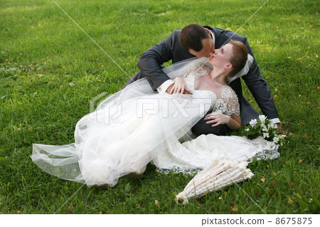 Newly married pair Newly married pair 8675875