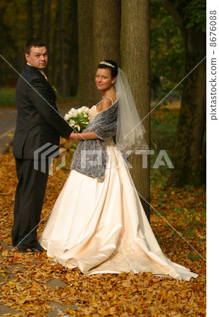 Newly-married couple Newly-married couple 8676088