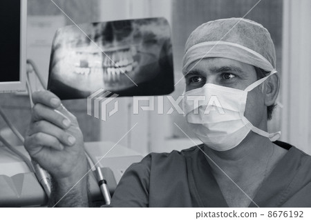Doctor with x-ray Doctor with x-ray 8676192