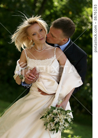 Newly married pair Newly married pair 8676193