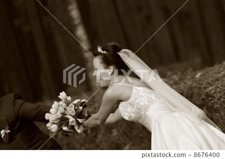 Newly-married couple Newly-married couple 8676400