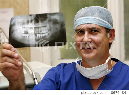 Doctor with x-ray Doctor with x-ray 8676484
