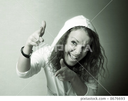 Girl in a hood 8676693