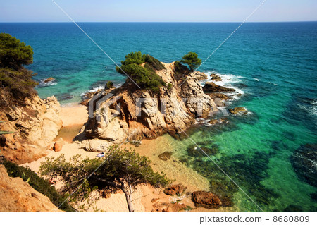 Typical Costa Brava landscape Typical Costa Brava landscape 8680809
