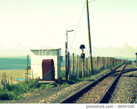 Retro railway scenery Retro railway scenery 8684108