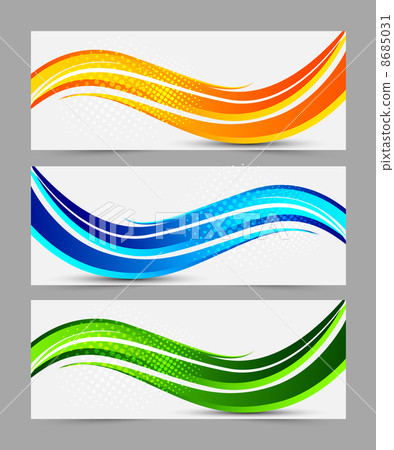 Set of banners 8685031