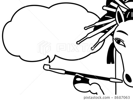 Horse, palate, balloon 8687063