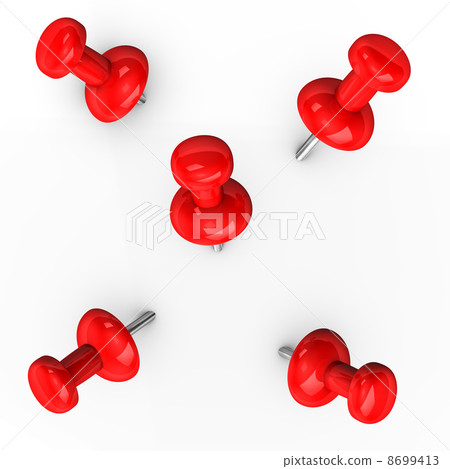 Red Thumbtacks 8699413