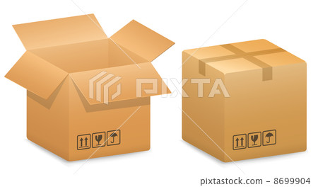 open-box-blue-arrow-插圖素材 [8699904] - PIXTA圖庫