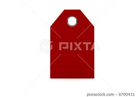 Blank red price tag - Stock Illustration [8700431] - PIXTA