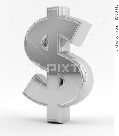 Dollar sign - Chrome Dollar sign - Chrome 8700443