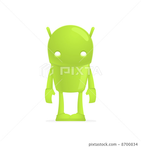 funny cartoon android-插圖素材 [8700834] - PIXTA圖庫