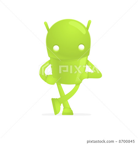 funny cartoon android - Stock Illustration [8700845] - PIXTA