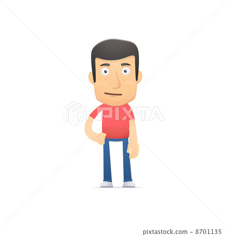 casual man in various poses casual man in various poses 8701135