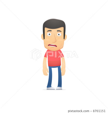 casual man in various poses casual man in various poses 8701151