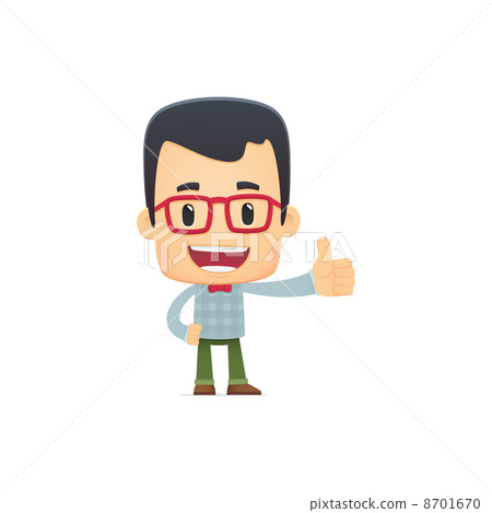 in various poses for use in advertising, presentations, brochure in various poses for use in advertising, presentations, brochure 8701670
