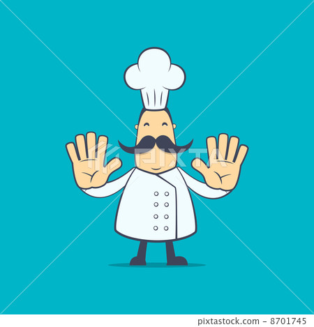chef in various poses chef in various poses 8701745