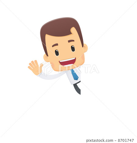 manager in various poses manager in various poses 8701747
