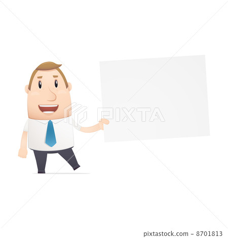 funny manager in various poses funny manager in various poses 8701813