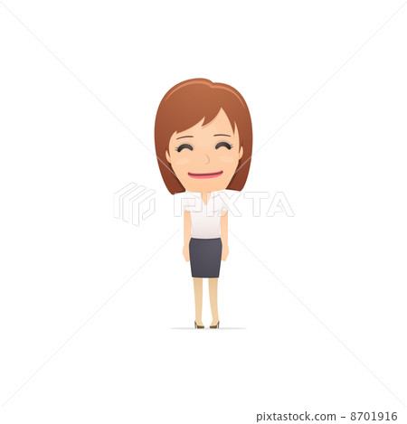 Girl manager, suitable for use in dialogs with other characters. 8701916