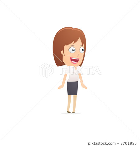 Girl manager, suitable for use in dialogs with other characters. 8701955
