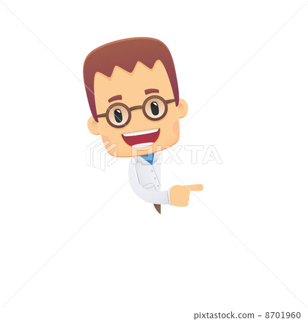 scientist. in various poses scientist. in various poses 8701960