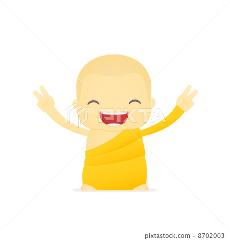 cartoon monk cartoon monk 8702003