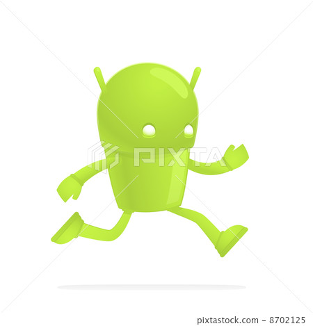 funny cartoon android - Stock Illustration [8702125] - PIXTA