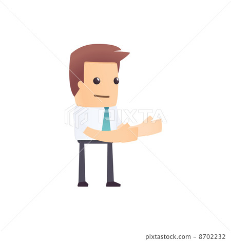modern and stylish web character modern and stylish web character 8702232
