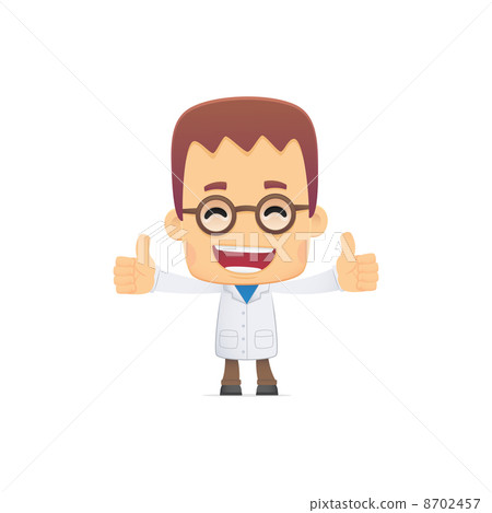 scientist. in various poses scientist. in various poses 8702457