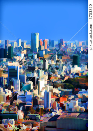 東京城市景觀 8703820