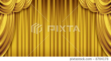 Gold curtain 8704178