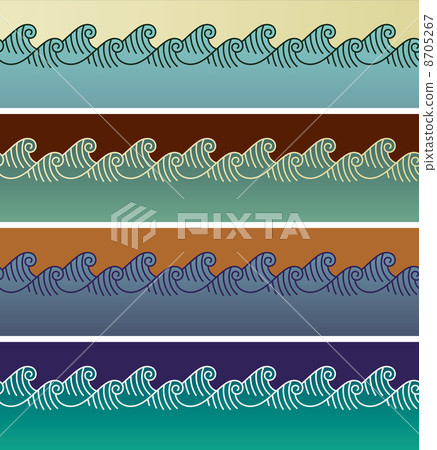 Wave seamless patterns 8705267