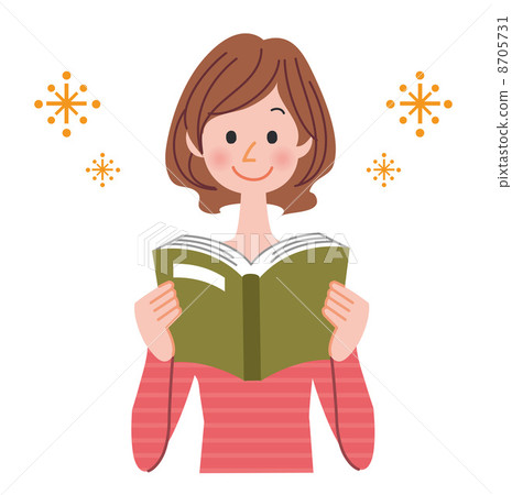 讀一本書的女人 8705731