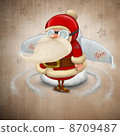 Santa Claus rocket 8709487