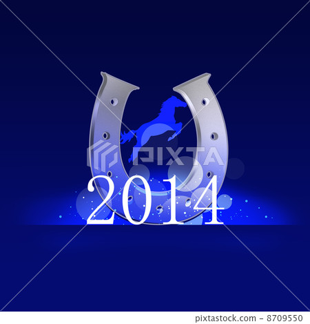 New Year's card material New Year's card material 8709550
